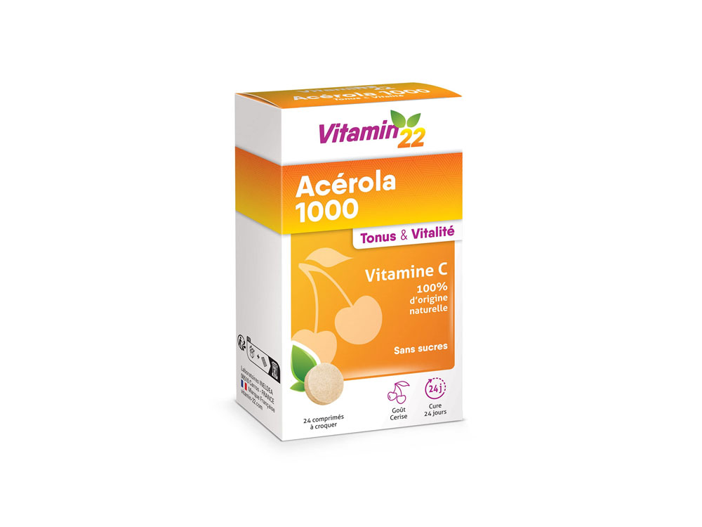 Vitamin 22 Acerola 1000g (24 Comp)