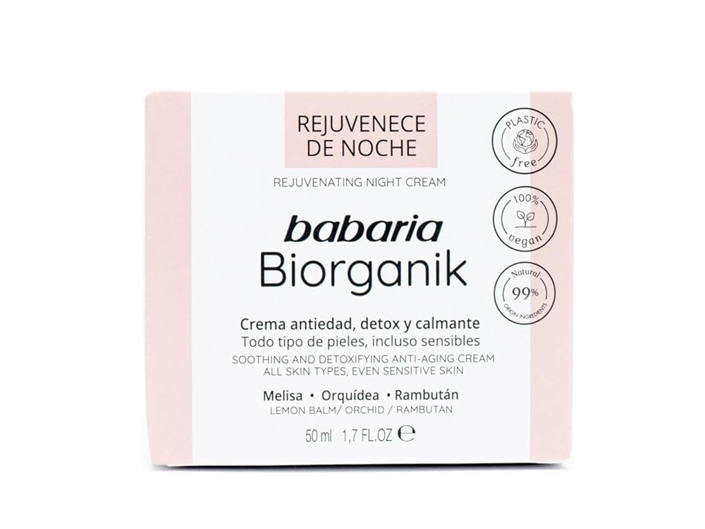 Babaria Biogarnik Night Moist. Face Cr. 50ml