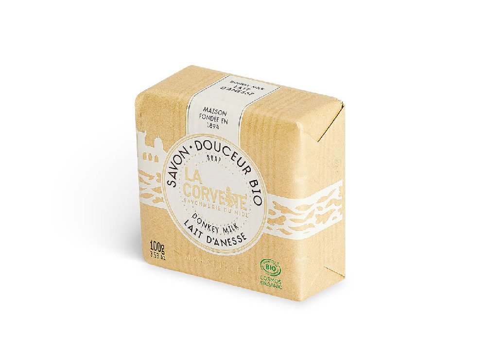 La Corvette Savon Bio Lait D'anesse 100g 