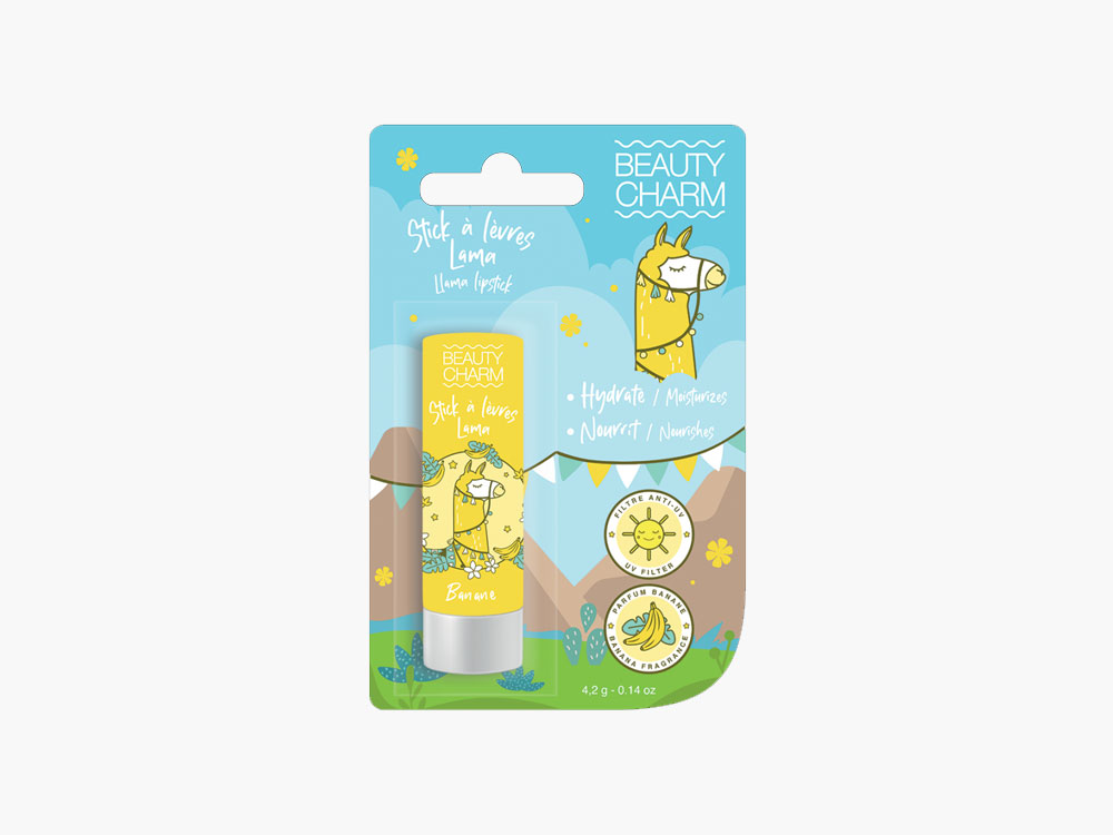 Beauty Charm Stick Levres Enfants Banane